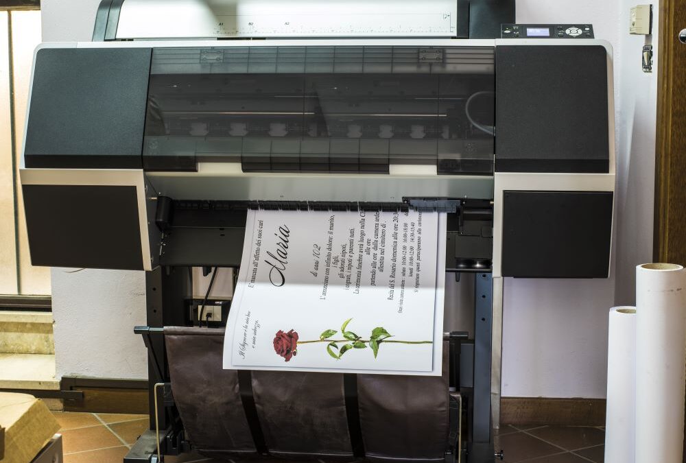 Stampa materiale commemorativo